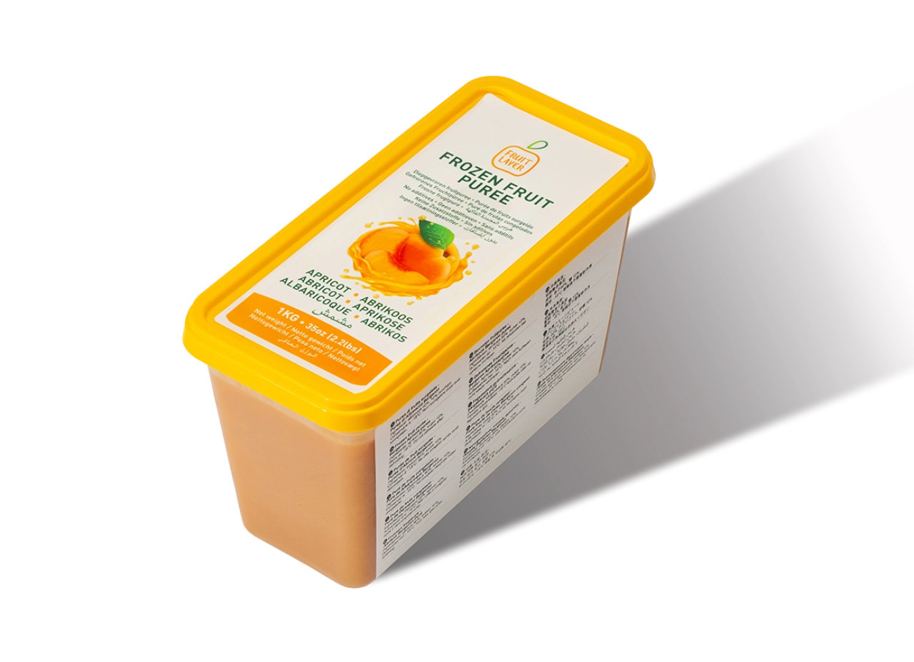 Fruitlayer aprikot frozen fruit puree
