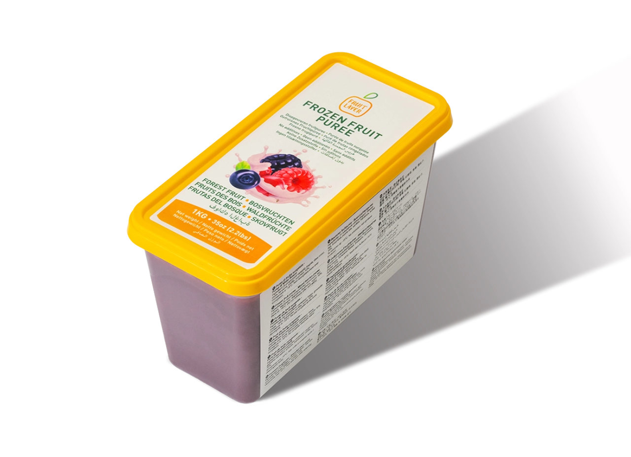 Fruitlayer forest fruit frozen fruit puree
