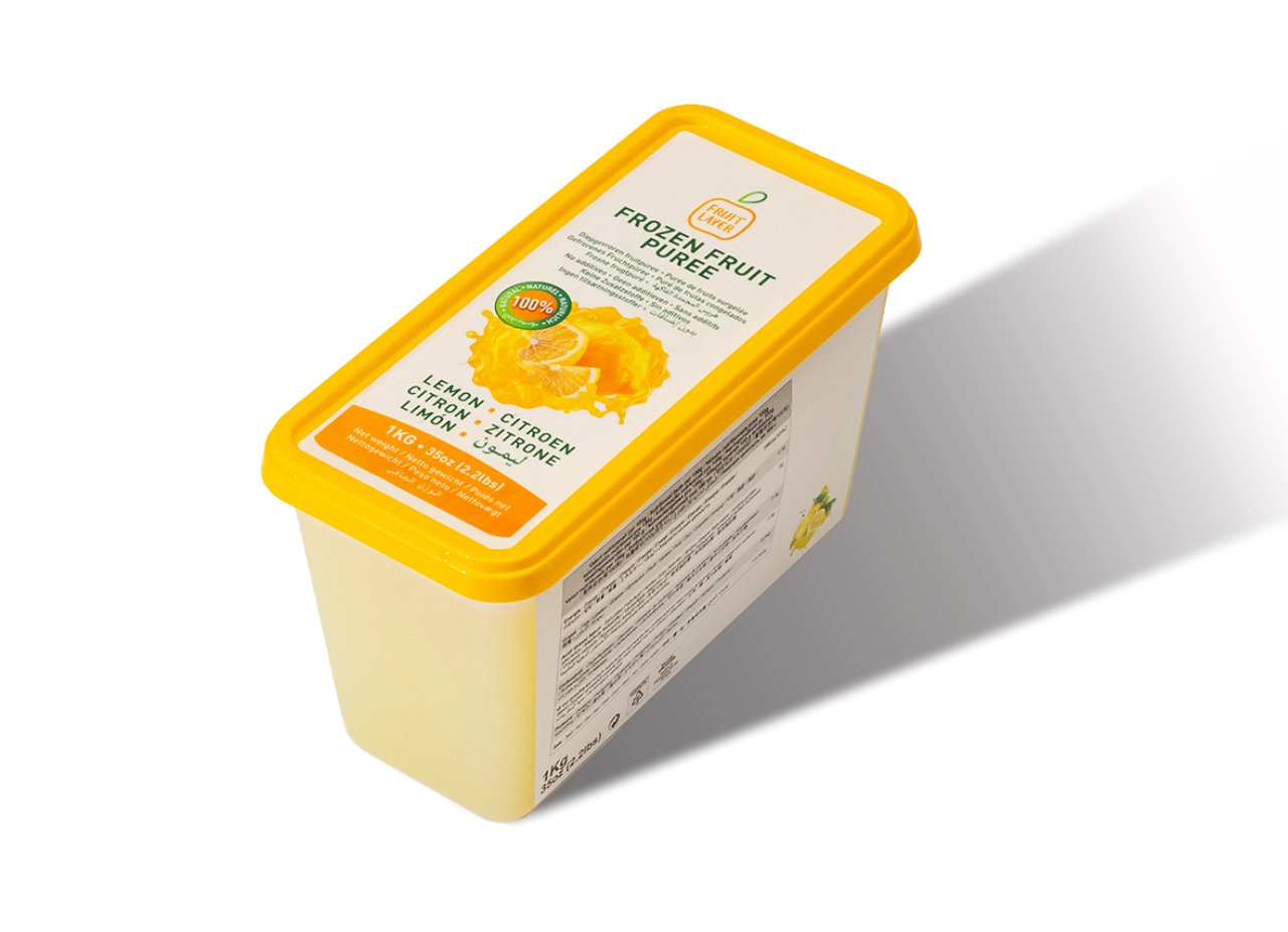 Fruitlayer lemon frozen fruit puree
