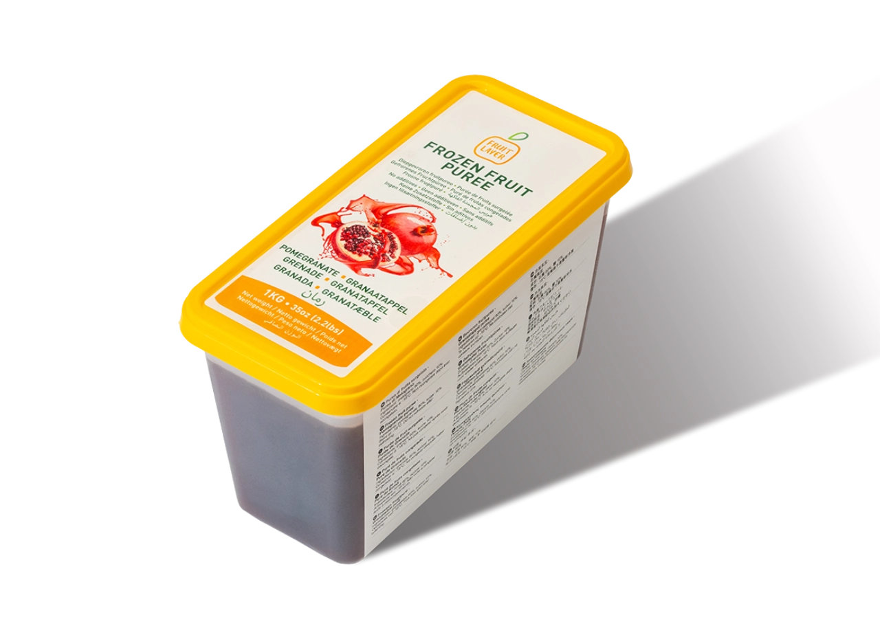 Fruitlayer pomegranate frozen fruit puree
