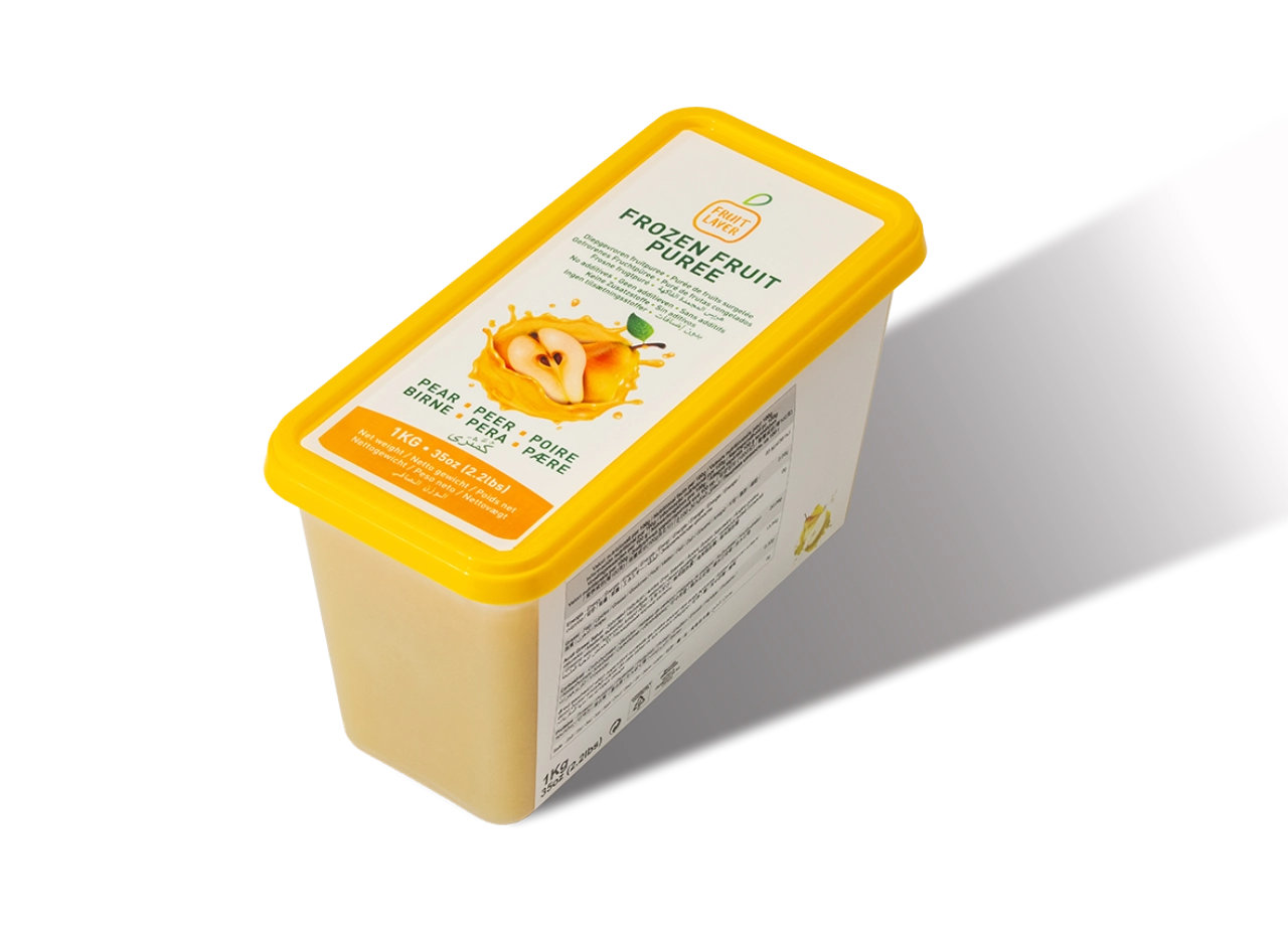 Fruitlayer pear frozen fruit puree