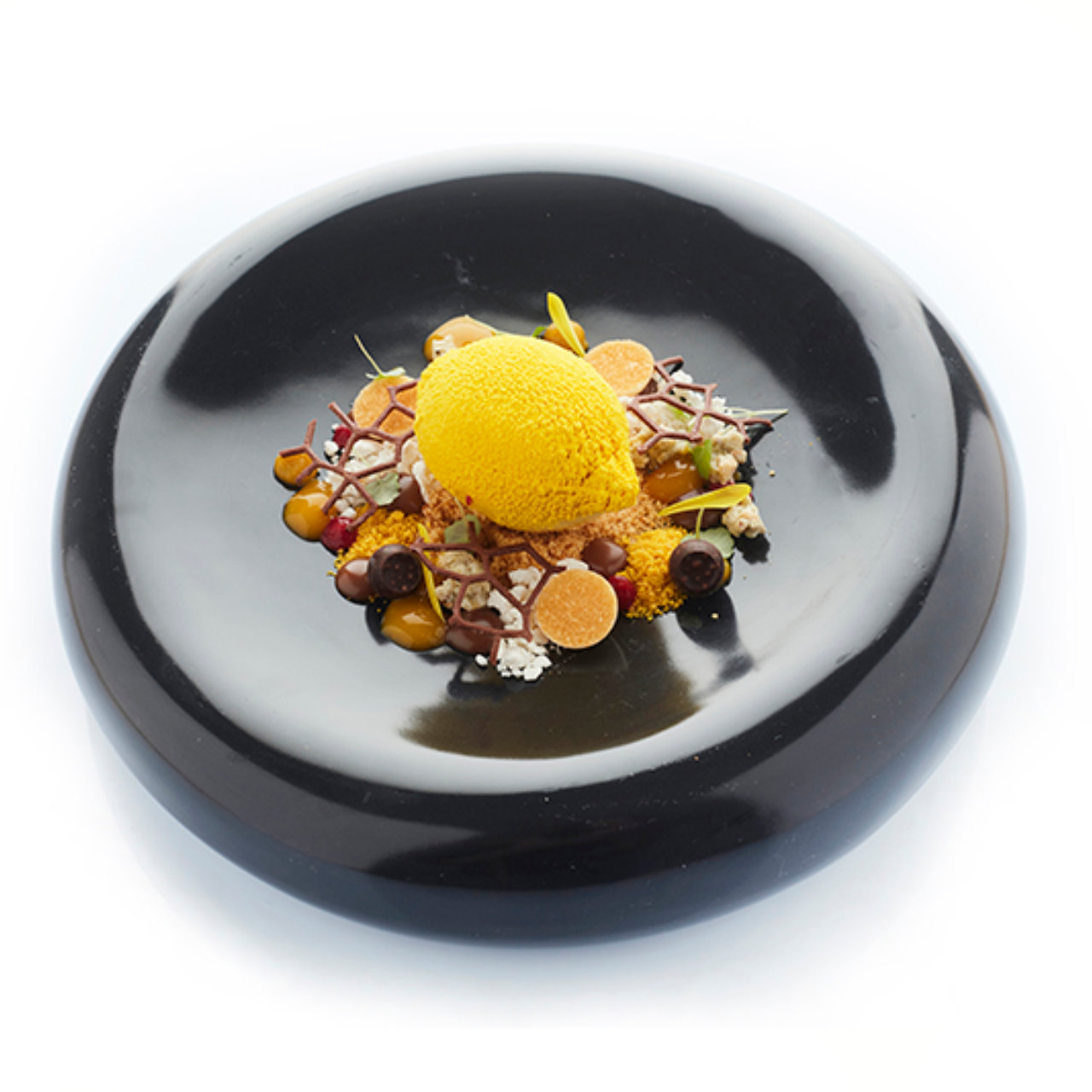 Crunchy raspberry cheesecake